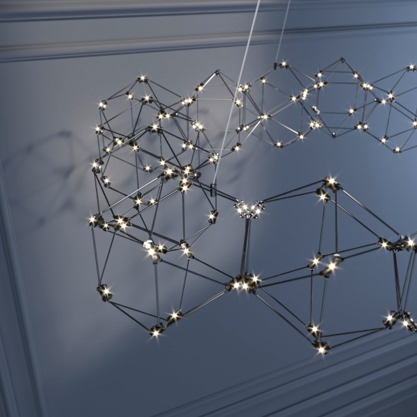 Подвесной светильник 90169/15 черный жемчуг