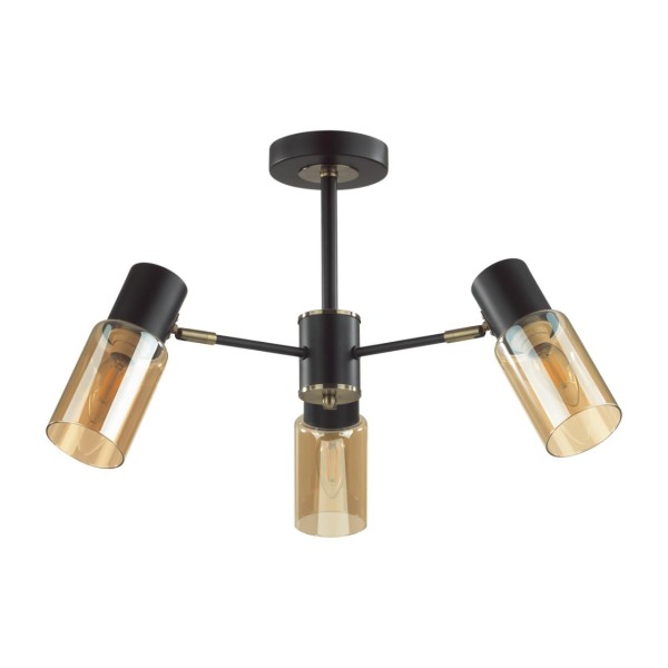 5644/3C COMFI LN23 000 чёрный, бронза Люстра потолочная E14 3*40W 220V RONNIE