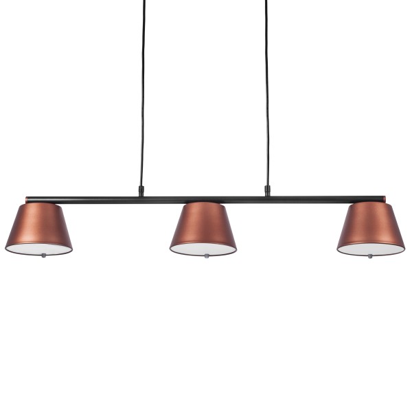 719233 Люстра CAPPE 3x40W GX53 ЧЕРНЫЙ/КРАСНЫЙ