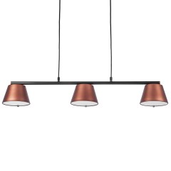 719233 Люстра CAPPE 3x40W GX53 ЧЕРНЫЙ/КРАСНЫЙ