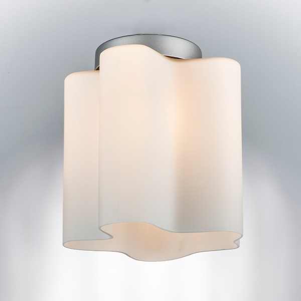 802010 Светильник NUBI 1х40W E27 ХРОМ/БЕЛЫЙ