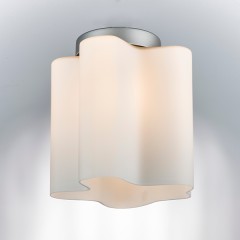 802010 Светильник NUBI 1х40W E27 ХРОМ/БЕЛЫЙ