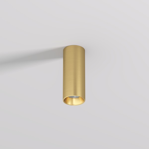 DK2615-SB Накладной светильник SHINE TUBE со светодиодом, D45*H115, IP20, 3000К, 7W, RA?90, сатинированная латунь, алюминий