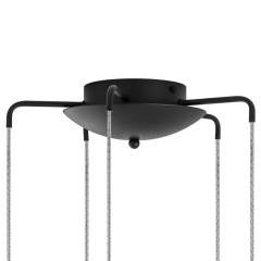 L5T747137 Люстра TUBO LED 25W 1250LM 360G ЧЕРНЫЙ 3000K (574727+747137(5шт)