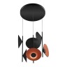 SL3003.403.09 Светильник подвесной ST-Luce Черный/Оранжевый, Черный LED 9*2W 3000K SENTITO