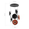 SL3003.403.09 Светильник подвесной ST-Luce Черный/Оранжевый, Черный LED 9*2W 3000K SENTITO