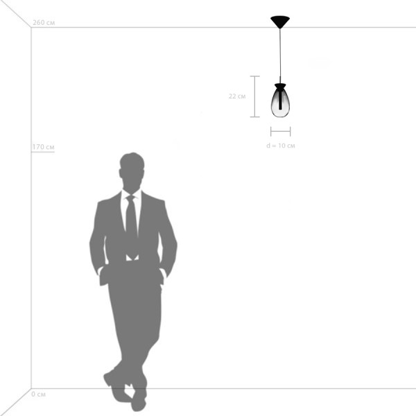 805110 Люстра COLORE LED 1х4W 240LM ЗОЛОТО/ПРОЗРАЧНЫЙ 3000K