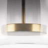 804018 Люстра CUPOLA LED 1х18W 900LM ЗОЛОТО/ДЫМЧАТЫЙ 3000K