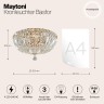 Люстра Maytoni DIA100-CL-03-G