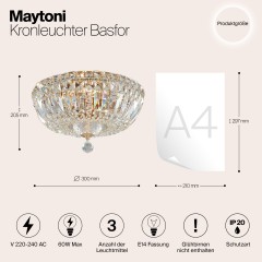 Люстра Maytoni DIA100-CL-03-G