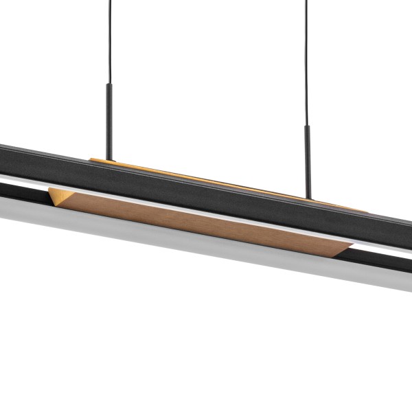 723517 Люстра LODI LED 36W 3240LM ЧЕРНЫЙ 3000K