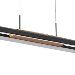 723517 Люстра LODI LED 36W 3240LM ЧЕРНЫЙ 3000K