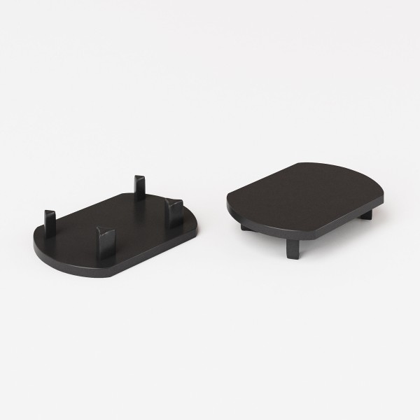 Slim Magnetic Заглушка для шинопровода Round (черный) (2шт) 85134/00 85134/00