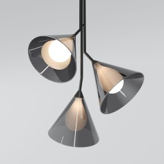 Подвесной светильник со стеклянными плафонами 70161/3 черный