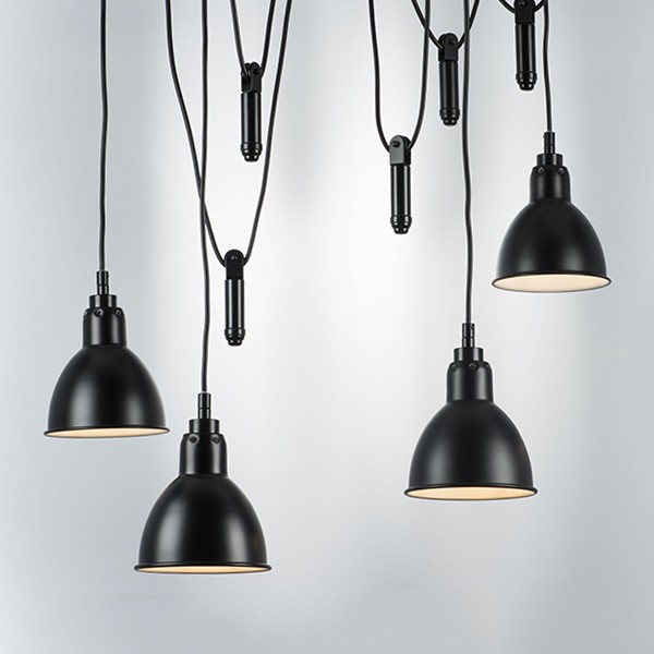 761057 Люстра ACROBATA 5х40W E14 ЧЕРНЫЙ