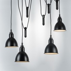 761057 Люстра ACROBATA 5х40W E14 ЧЕРНЫЙ