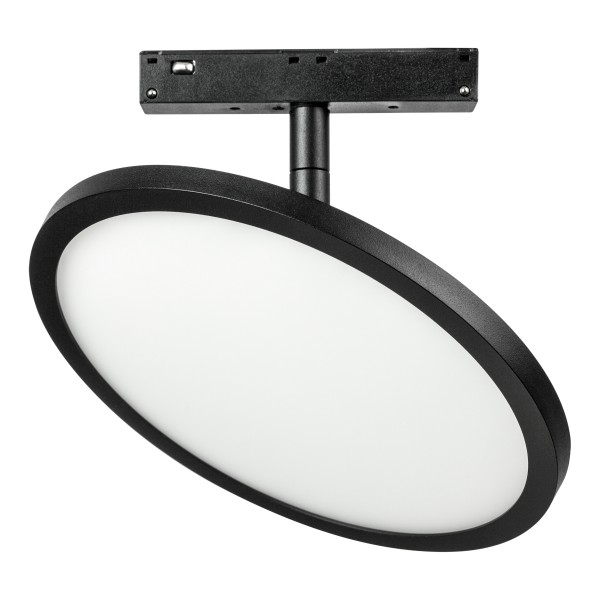 209737 Светильник поворотный 48V д/трека UNO LED 12W 1000LM 180G ЧЕРНЫЙ МАТОВЫЙ 3000K