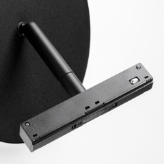 209737 Светильник поворотный 48V д/трека UNO LED 12W 1000LM 180G ЧЕРНЫЙ МАТОВЫЙ 3000K