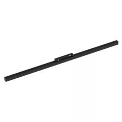 Трековый магнитный светильник LINER MAGNETIC S20 48V 40W 120° 4000K CRI90 OSRAM | Черный корпус L1200mm 