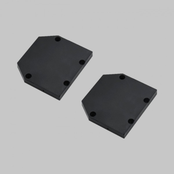 Торцевая заглушка комплект (2шт + 8 винтов) для шинопровода IL.0050.3000, Черный IL.0050.3005-BK