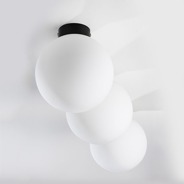 812027 Люстра GLOBO 1х40W E14 ЧЕРНЫЙ/БЕЛЫЙ