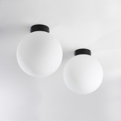 812027 Люстра GLOBO 1х40W E14 ЧЕРНЫЙ/БЕЛЫЙ