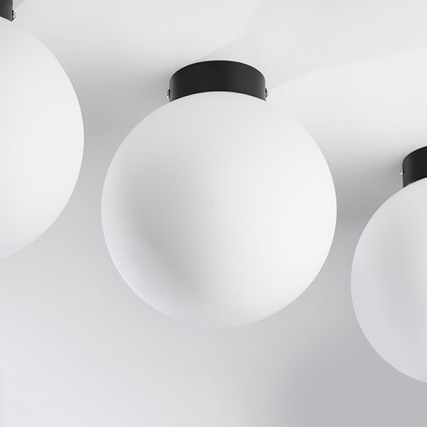 812027 Люстра GLOBO 1х40W E14 ЧЕРНЫЙ/БЕЛЫЙ