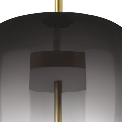 804718 Торшер CUPOLA LED 1х18W 900LM ЗОЛОТО/ДЫМЧАТЫЙ 3000K