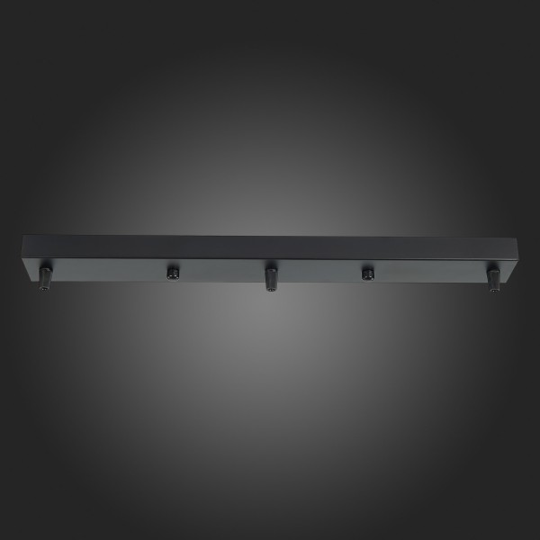 SL001.413.03 Потолочное крепление на 3 лампы (прямоугольное) ST-Luce Черный SL1