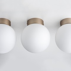 812013 Люстра GLOBO 1х40W E14 ШАМПАНЬ/БЕЛЫЙ