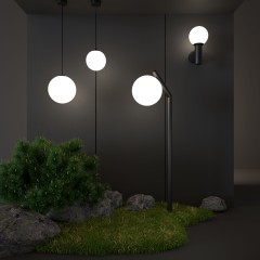 Светильник садово-парковый Sfera H 35158/U черный