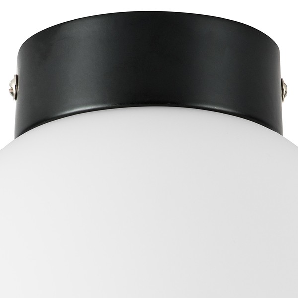 812017 Люстра GLOBO 1х40W E14 ЧЕРНЫЙ/БЕЛЫЙ