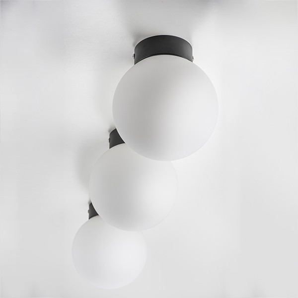 812017 Люстра GLOBO 1х40W E14 ЧЕРНЫЙ/БЕЛЫЙ