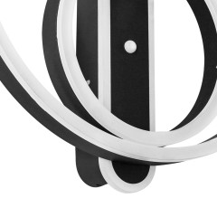 738667 Настенно-потолочный светильник UNDINE 60W LED 2666LM ЧЕРНЫЙ 3000-6000K