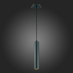 ST151.408.01 Встраиваемый подвесной светильник Черный GU10 1*50W  IP20 D54xH290 220V Без ламп Подвесные светильники