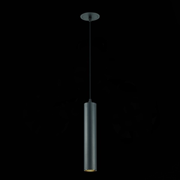 ST151.408.01 Встраиваемый подвесной светильник Черный GU10 1*50W IP20 D54xH290 220V Без ламп Подвесные светильники