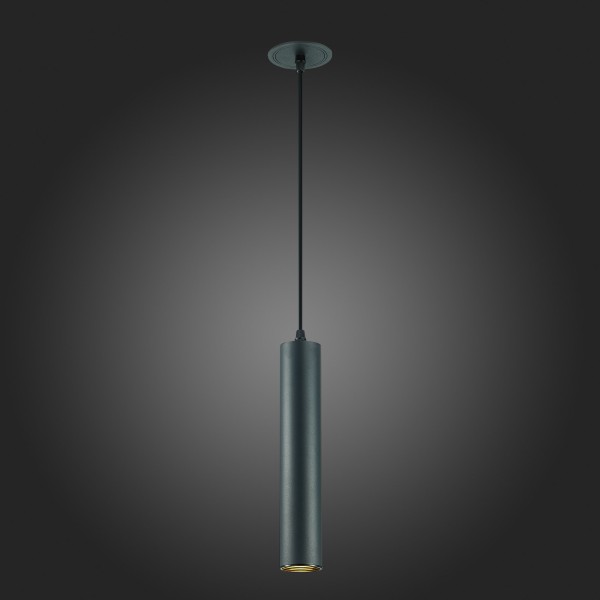 ST151.408.01 Встраиваемый подвесной светильник Черный GU10 1*50W IP20 D54xH290 220V Без ламп Подвесные светильники