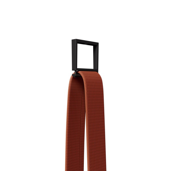 TR5518-BK Накладное крепление гибкого трека-ремня Belty, серия Base, H50мм, IP20, черный, пластик