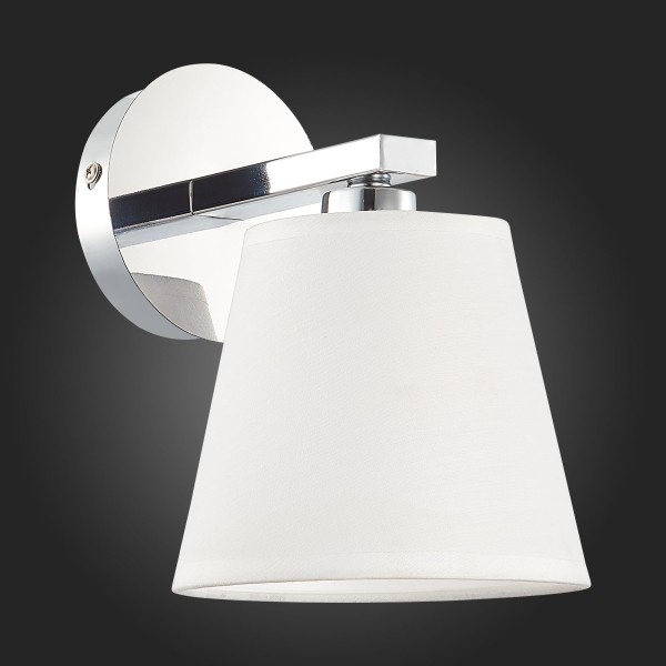 SLE300401-01 Светильник настенный Хром/Белый E14 1*40W PRATO