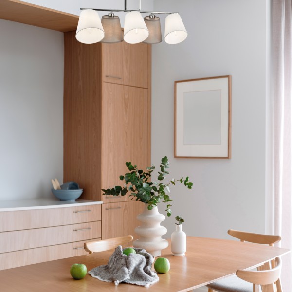 SLE300401-01 Светильник настенный Хром/Белый E14 1*40W PRATO