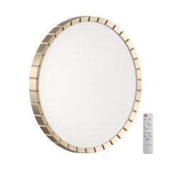 7648/EL PALE SN 142 Светильник пластик/белый/золотой LED 70Вт 3000-6000К D486 IP43 пульт ДУ ATABI GOLD