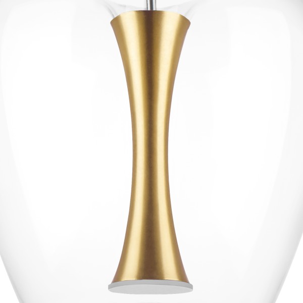 804203 Люстра CUPOLA LED 10W 500LM АЛЮМИНИЙ/ЗОЛОТО 3000K