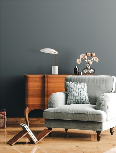 801716 2КОР! Торшер MARMARA LED 5W 400LM ЗОЛОТО/БЕЛЫЙ/МРАМОР 3000K