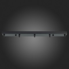 SL001.413.05 Потолочное крепление на 5 ламп (прямоугольное) ST-Luce Черный SL1