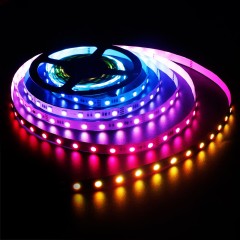 Светодиодная лента Бегущая волна 12 В 7,2 Вт/м 30 Led/м 5050 IP20, RGB 5 м Лента светодиодная 12V 7,2W 30Led 5050 IP20 бегущая волна, 5м