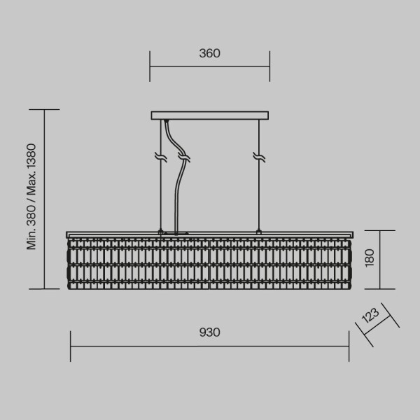 Подвесной светильник Maytoni DIA005PL-06CH