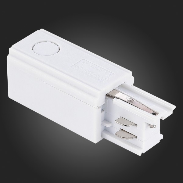 ST030.509.10L Левый Токоподвод для трехфазного шинопровода ST-Luce Белый TRACE