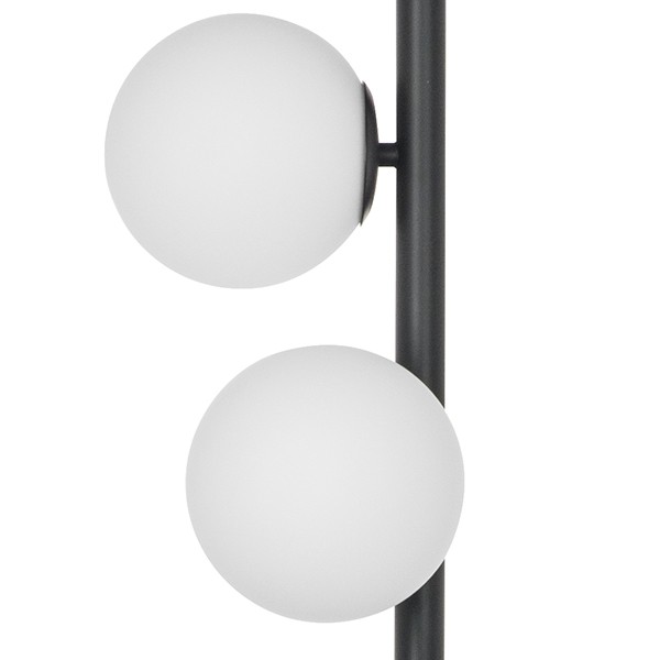 815757 Торшер CROCO 5х40W E14 ЧЕРНЫЙ МАТОВЫЙ