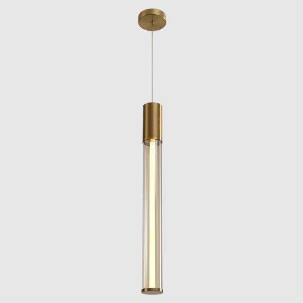 Светильник подвесной Crystal Lux LINEUP SP11W LED BRASS