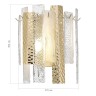 SL1636.201.02 Бра ST-Luce Золотистый/Белый, Золотистый E14 2*40W SCOLARE